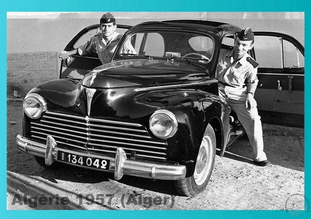 Peugeot 203 en Algérie 1957 Daniel Duchauffour