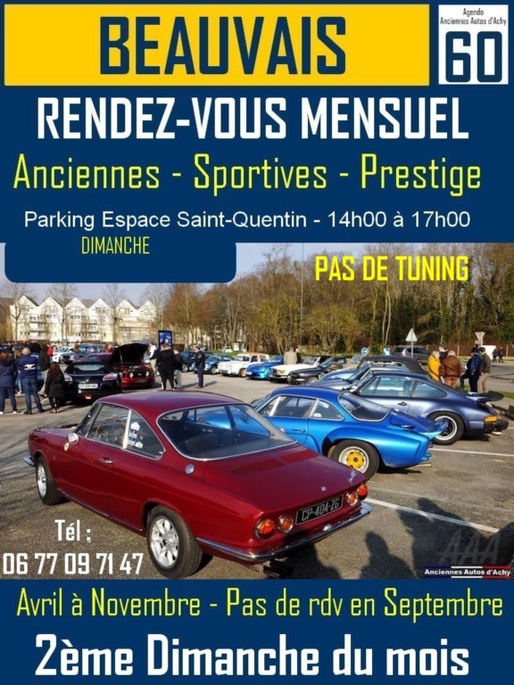 Rendez-vous auto mensuel de Beauvais Rendez-vous auto mensuel de Beauvais