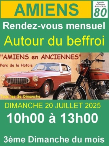 Amiens Rendez-vous mensuel de voitures anciennes Amiens Rendez-vous mensuel de voitures anciennes