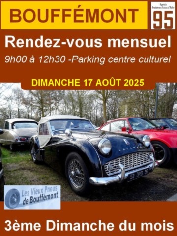 Bouffémont Rendez-vous mensuel de voitures anciennes