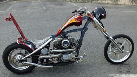 Cogolin expo de motos-chopper party-harley davidson