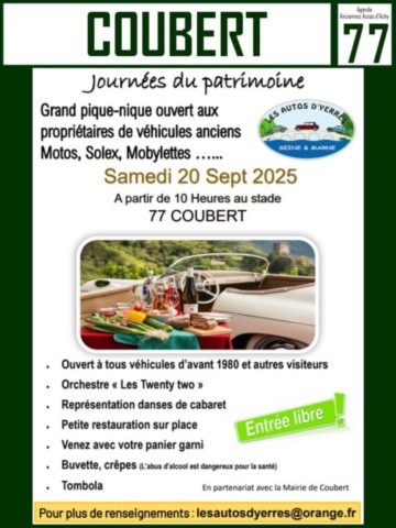 Coubert Rassemblement de véhicules anciens