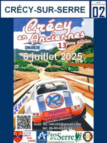 Crécy Sur Serre Rassemblement de véhicules anciens