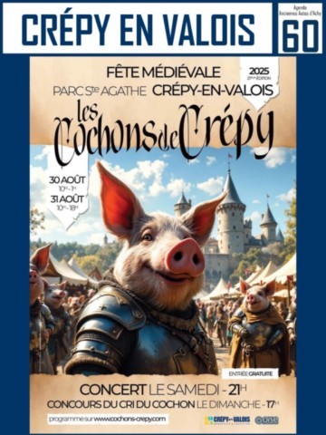 Crépy en Valois Les cochons de crépy