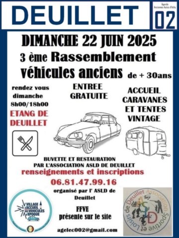 Deuillet Rassemblement de véhicules anciens