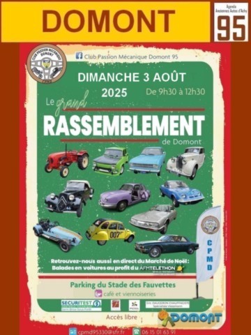 Domont Rendez-vous mensuel du club Passion Mécanique Domont 95