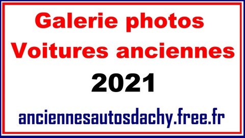 Galeries photos voitures anciennes 2021