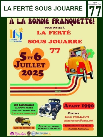 La Ferté Sous Jouarre Rassemblement de voitures