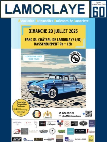 Lamorlaye Rendez-vous mensuel de voitures anciennes et de collection
