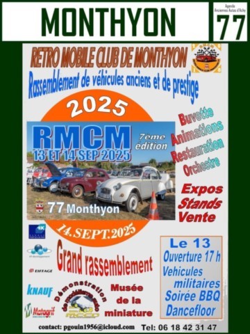 Monthyon Rassemblement véhicules anciens