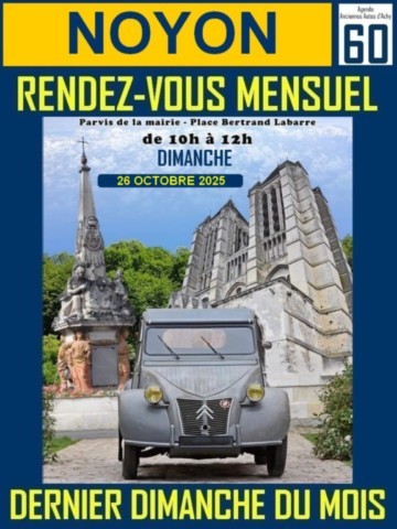 Noyon Rendez-vous mensuel de voitures anciennes