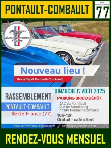 Pontault-Combault Rdv mensuel Mustang Passion France