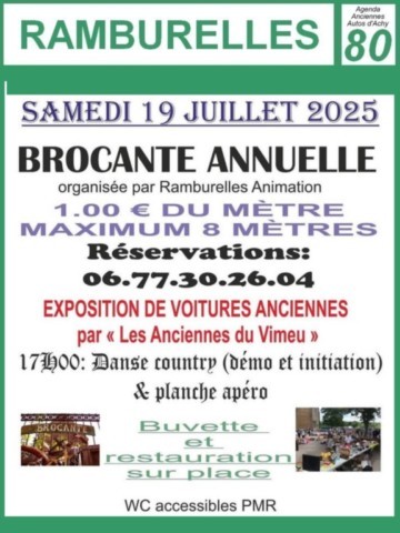 Ramburelles Rassemblement voitures et motos anciennes
