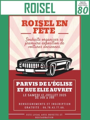 Roisel Exposition de voitures anciennes