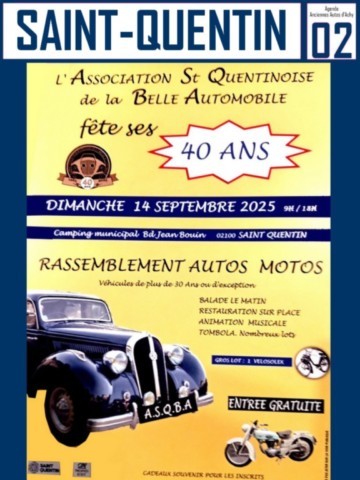 Saint-Quentin Rassemblement Autos Motos ASQBA