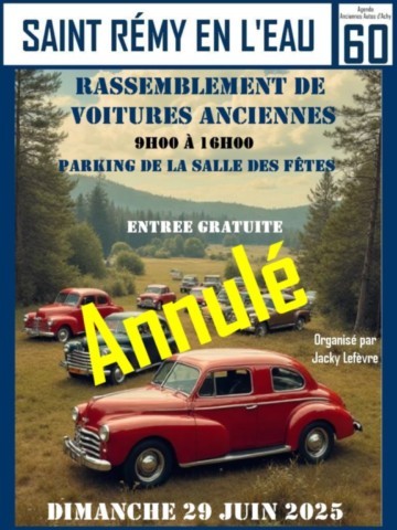 Saint-Rémy en l'Eau Rassemblement de voitures anciennes