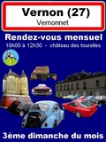 rendez-vous mensuel Vernon château des tourelles à vernonnet club auto jadis